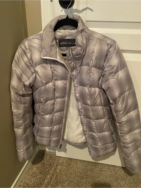 Eddie Bauer Jackets & Blazers - Eddie Bauer Women's gray Down Puffer Jacket XS